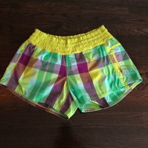 Lululemon Plaid Shorts